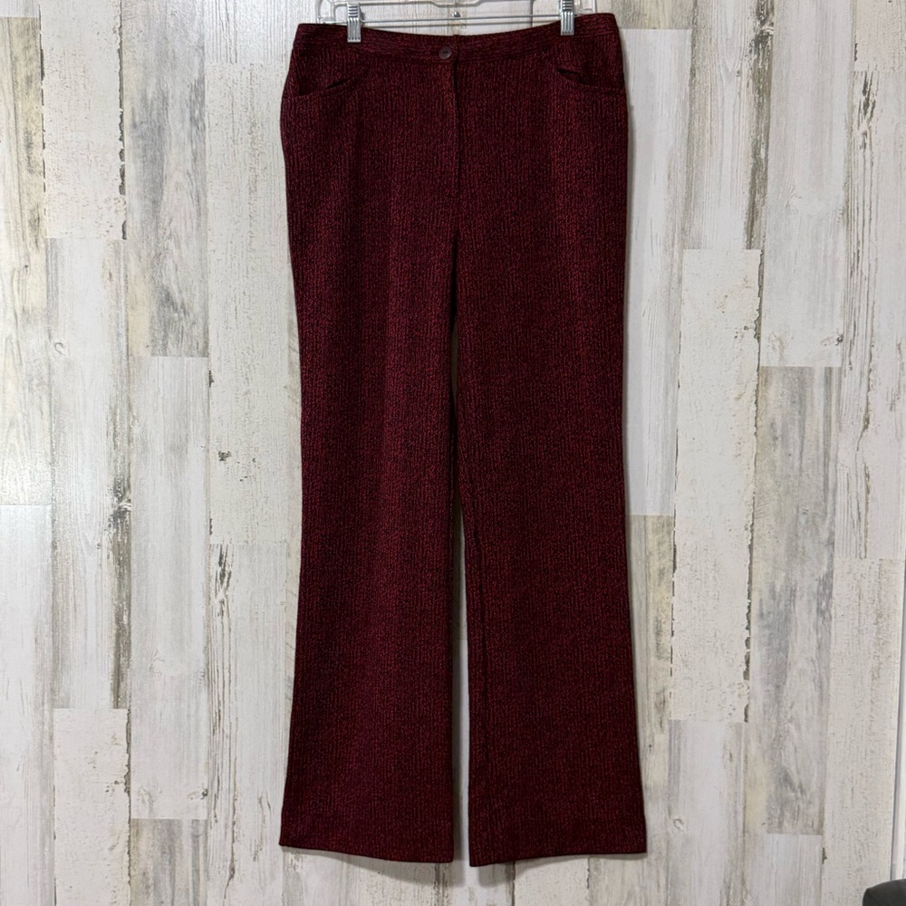 Weekenders Burgundy Women's Trousers